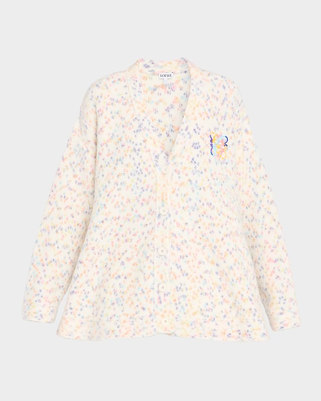 Anagram V-Neck Trapeze Cardigan